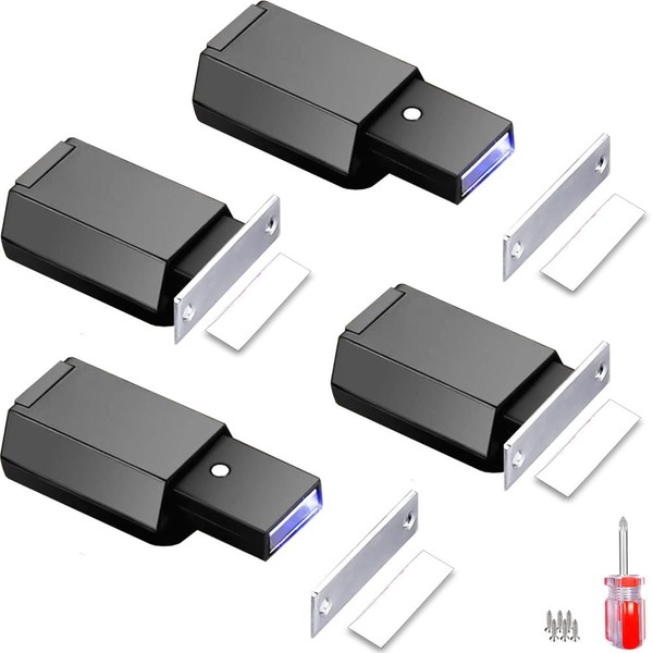 Push to Open Door Latch Cabinet Hardware ZKRIOC 4 Pack