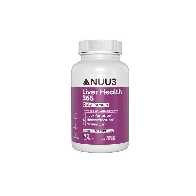 NUU3 Liver Health 365 - Liver Cleanse & Detox Support