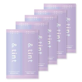 &tint Trial Set of 5 & tint [Color Shine] Travel Set (SP & TR Trial, 0.3 fl oz (10 ml) + 0.4 oz (10 g) for Travel, 5 Trials