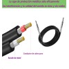 Cable Para Guitarra Plug 6.35mm Markimton 5 Metros 6 Pzas