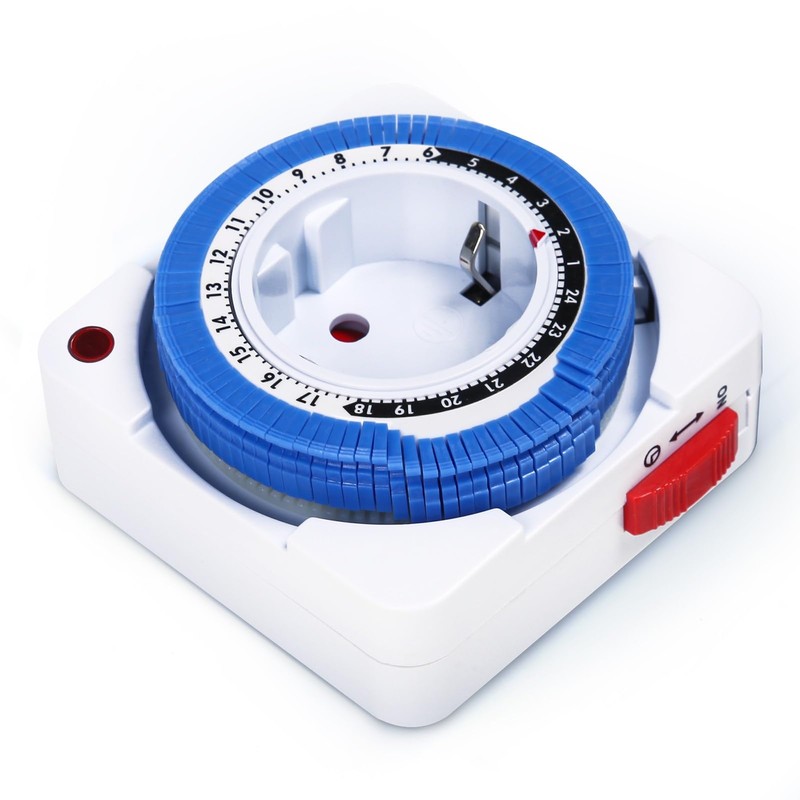DEWIN Mechanical Timer Switch Outdoor 16 A 24 Hours Timer