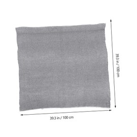 IWOWHERO Rug Backing Fabric Non Slip Tufting Cloth for DIY Rug Making Durable Versatile Easy to Cut for Crafting Projects Grey Slip Pad