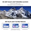 Myfeasy Photochromic Multifocal Progressive Reading Glasses Anti Blue Light Women's