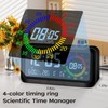 Lychee Digital Alarm Clock, Visual Color LED Screen Alarm Clock