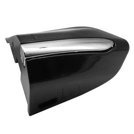 Shtuomoland Front Left Driver Exterior Door Handle Lock Bezel Cover Cap Fits for Ford Fusion 2013-2020 for Ford Edge 2015-2020 Replace DS7Z-54218A15-DC (Black Chrome)