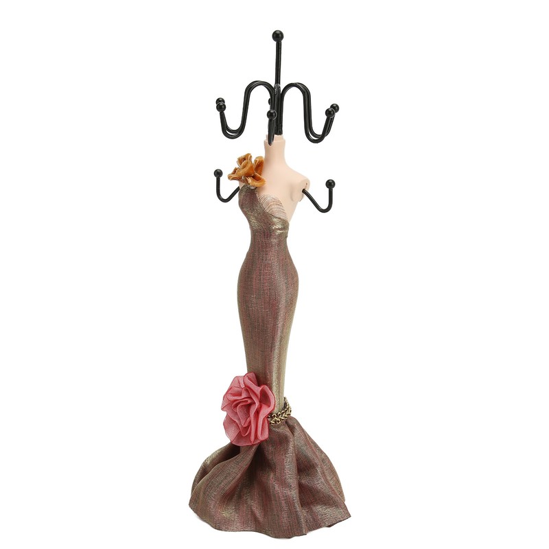 Jewelry Display Stand Ring Necklace Holder Model Figurine Home Decoration