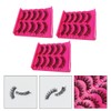 LALAFINA 45pairs Reusable Simulation Eyelashes Natural Look Multi-layer Lashes for