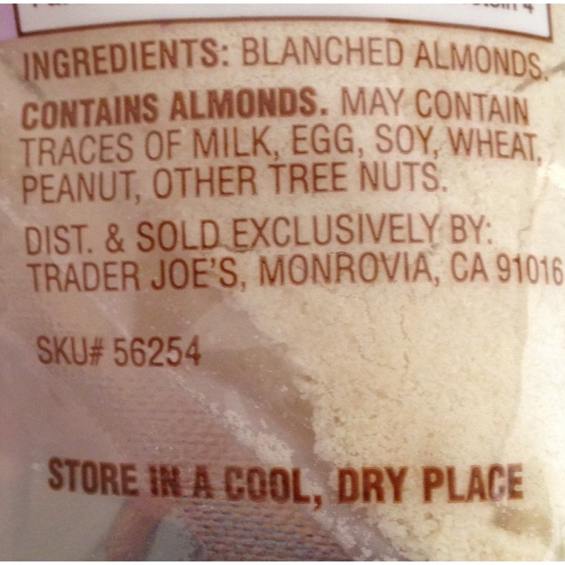 Trader Joes Blanched Almond Flour - Gluten Free - 16oz