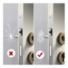 GAMAFOCUS Protector De Pared Tope De Silicona Para Puerta 9