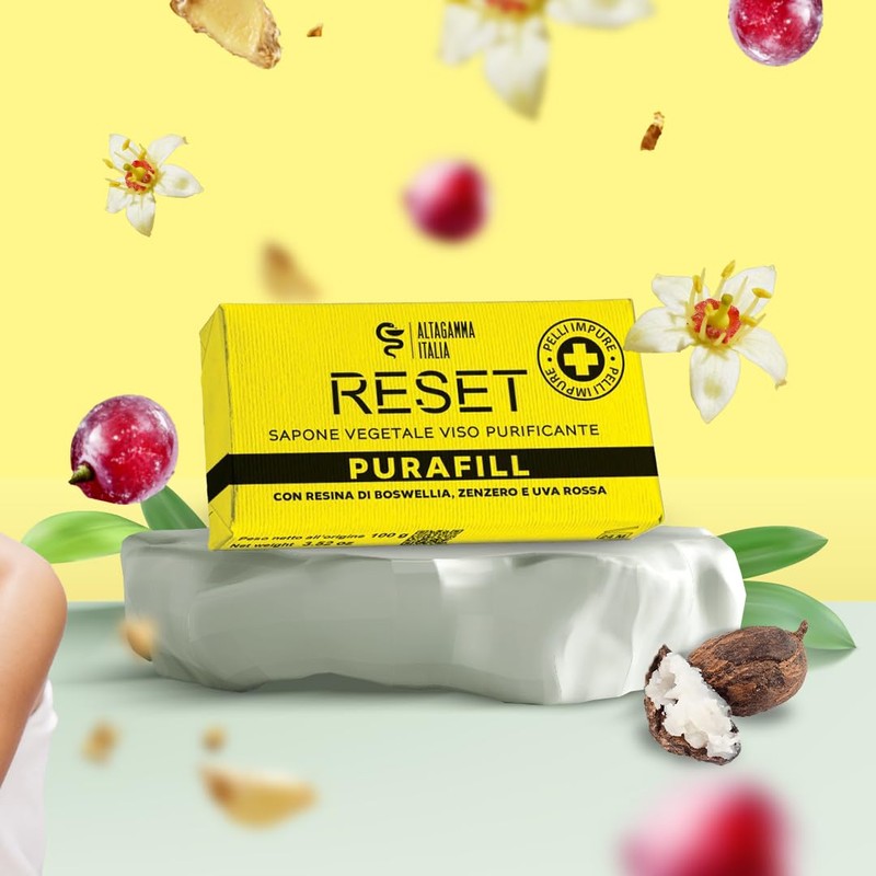 Purafil Reset Cleansing Plant Soap 100g Blemished Skin