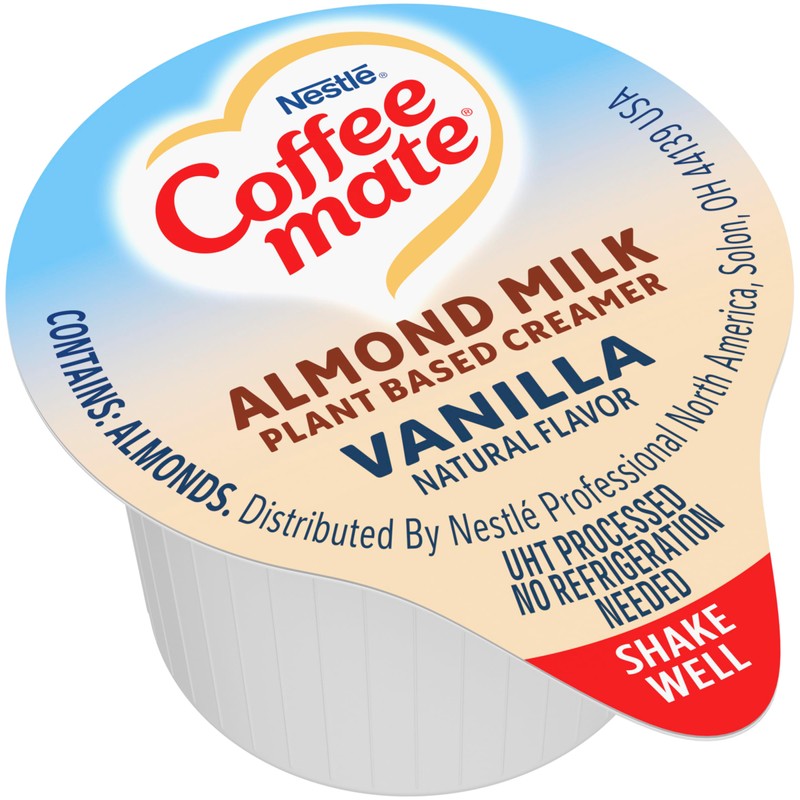 Coffee mate Plant Based Liquid Coffee Creamer Singles, Vanilla Flavored