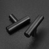 LGSFTBFS 6 Pcs Black Cabinet Knobs, Matte Black Kitchen Cabinet
