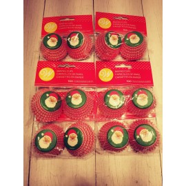 Wilton Christmas Mini Baking Cups Cupcakes/Candy