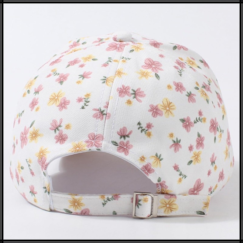 White Fang CZ127 Women's Baseball Cap, Girly Cap, Brim, Flower,
