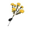 Solar Flower Lights LED Carnation Shaped Waterproof Decorative Light for