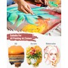 Nicpro 36pcs Paint Brush Set, Professional Paintbrushes with Palette Knife