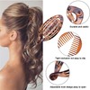 Wimode 4PCS Banana Hair Clip Vintage Clincher Comb Thick Curly