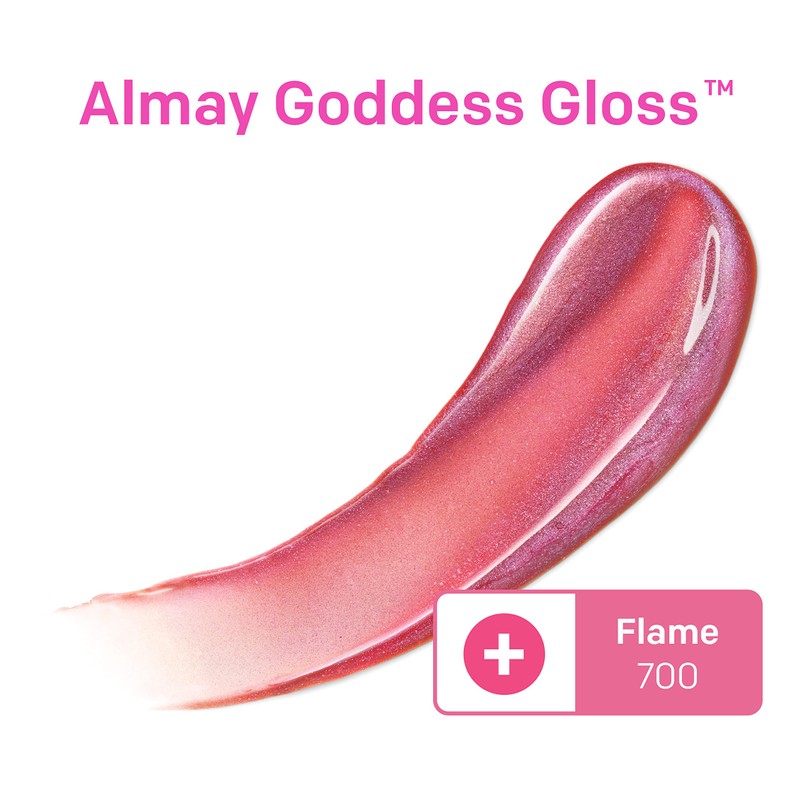 Almay Lip Gloss, Non-Sticky Lip Makeup, Holographic Glitter Finish, Hypoallergenic,