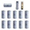 12Pcs 10AWG 60Amp Wire Connectors Kit,Brass Quick Splicing Wire Connection