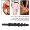 Fascia Massager Replacement Head Promote Recovery Waterproof Silicone Muscle Massager