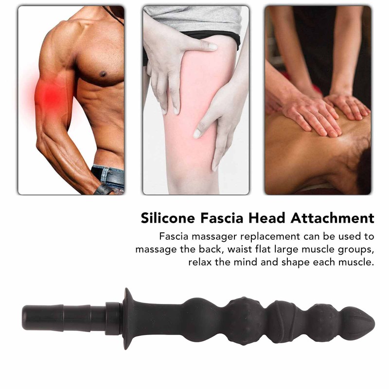 Fascia Massager Replacement Head Promote Recovery Waterproof Silicone Muscle Massager