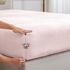 BEDELITE Flannel Sheets Full Size Pink - Super Soft Fleece