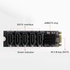 Convert Adapter Card M.2 NGFF BKEY SATA to 5 Port