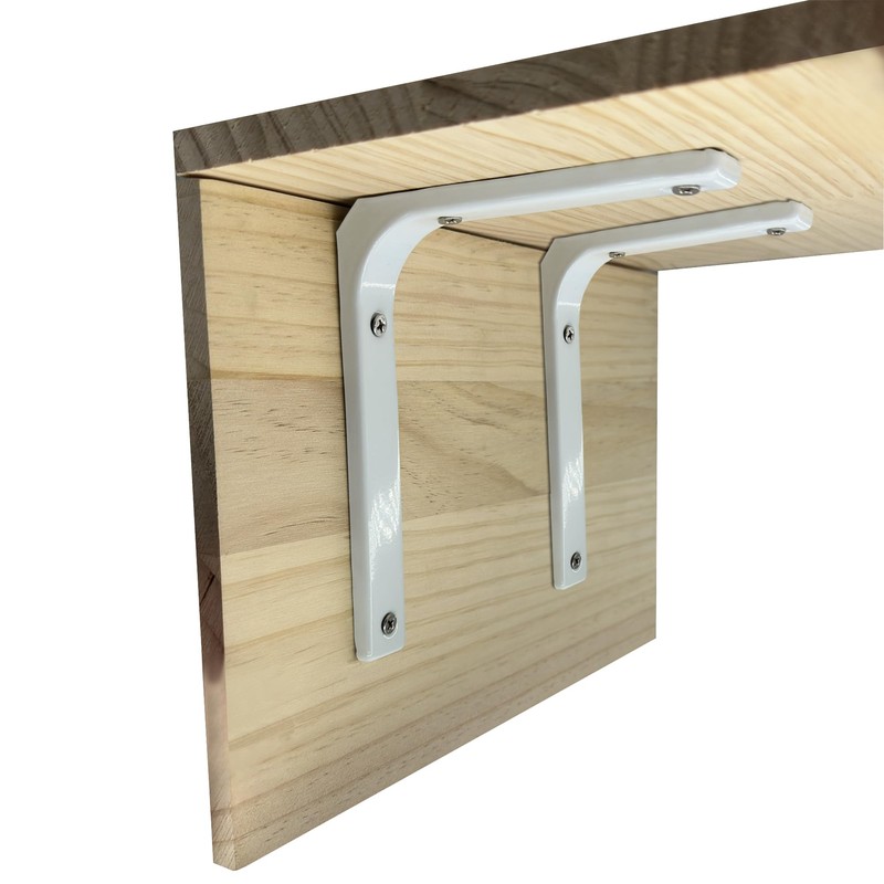4 PCS Heavy Duty Shelf Bracket,L Shape Right Angle Bracket