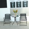 Bylring Patio Folding Sling Dining Chairs Set of 2 Outdoor