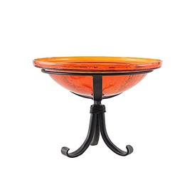 Achla Designs 201-4022 12 Inch Mandarin Crackle Tripod Stand Bracket Birdbath