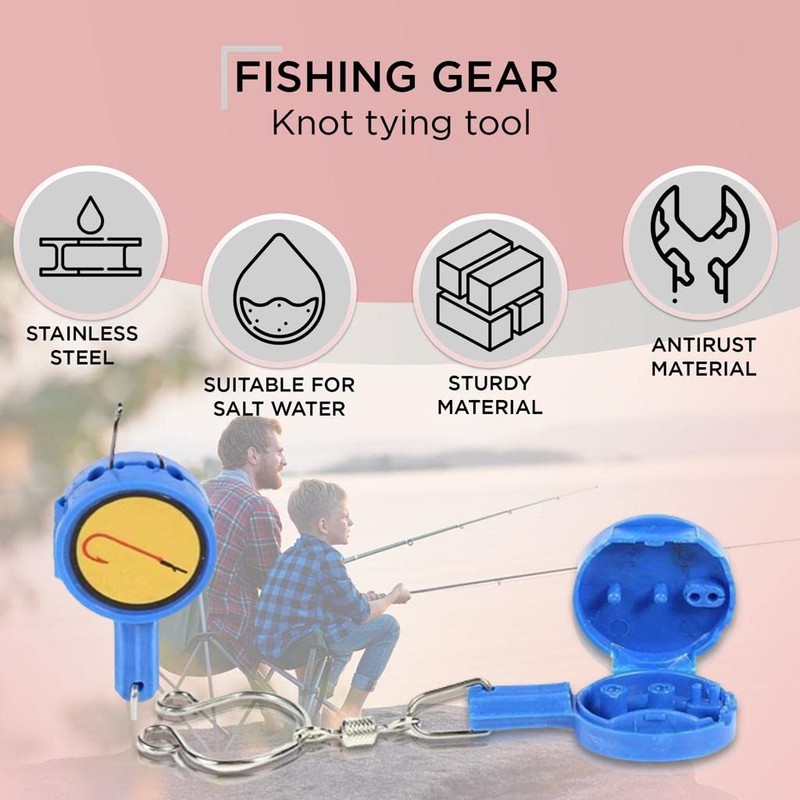 Fishing Knot Hook Tying Tool Safe Hooks Cover Storage Line