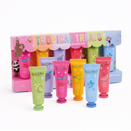 Chit Chat Tropical Treats 6-Piece Lip Gloss Set for Kids | Tropical Flavoured Lip Glosses, Gift for Young Fashionistas