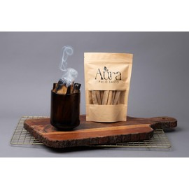 Aura Palo Santo 14 Premium Sticks 100% Colombian Origin Wild-Harvested - Hand-Picked - Ethical Fair Trade
