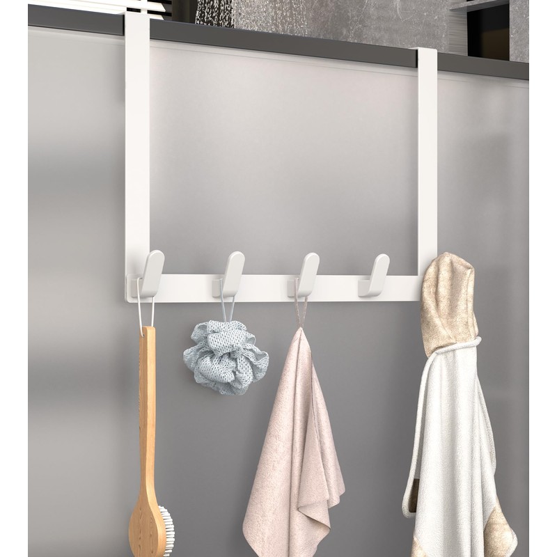 KitchLife Long Over The Door Hooks Hanger with 15.75" Extended
