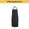 EZONEDEAL Bib Apron, Unisex Aprons Adjustable Waterdrop Resistant With 2
