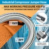 Industrial Grade Compressor Jumper Hose 3/4" NPT Male x 48"