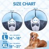 EXPAWLORER XL Large Soft Dog Cone Collar - Inflatable Dog