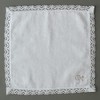 Sofisti Initial Lace Towel Handkerchief White Lady Ladies Hand Towel