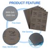 JONMON 2500 3000 Grits Sandpaper - 10Pcs 9 x 11