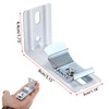Sumnacon Blind Mounting Brackets - 6 Pcs Metal Wall Mounted