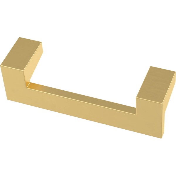 Franklin Brass Bayview Brass Mirrored Pull, Cabinet Handles and Drawer Pulls for Kitchen Cabinets and Dresser Drawers, 3 Inch (76mm), 10-Pack, P40835K-117-C, Cabinet Hardware
