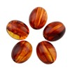 Amber Beads, Artificial Resin, Fire Amber, 13 x 11 mm,