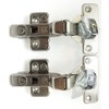 Wake Sangyo NS-3552 Sliding Hinges with Catch Inserts Silver Cup