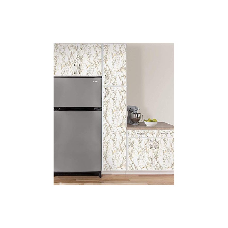 d-c-fix Decorative Self-Adhesive Film, Cortes Marble Brown, 26" x 78"