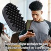 Rubber Twist Curling Hair Brush, African Curly Rubber Brush Sponge,