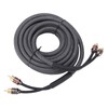 Car Audio Signal Cable Adapter 4.5m/180in Black PVC Plastic Layer