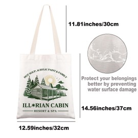 JNIAP Fantasy Book Tote Bag Cabin Gifts Fantasy Book Shoulder Bag Fantasy Book Merchandise(HOT SOUP)