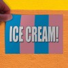 genetic/unbranded Decal Stickers Ice Cream! Food Fair Promotion Business Vinyl