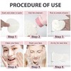50 esponjas faciales comprimidas, 100% natural de celulosa esponjas profesionales