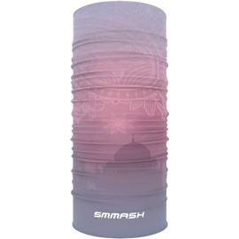SMMASH Printed Multifunctional Scarf for Cycling Running Outdoor Training Mouth Guard Bandana Neck Warmer for Women Men Made in EU